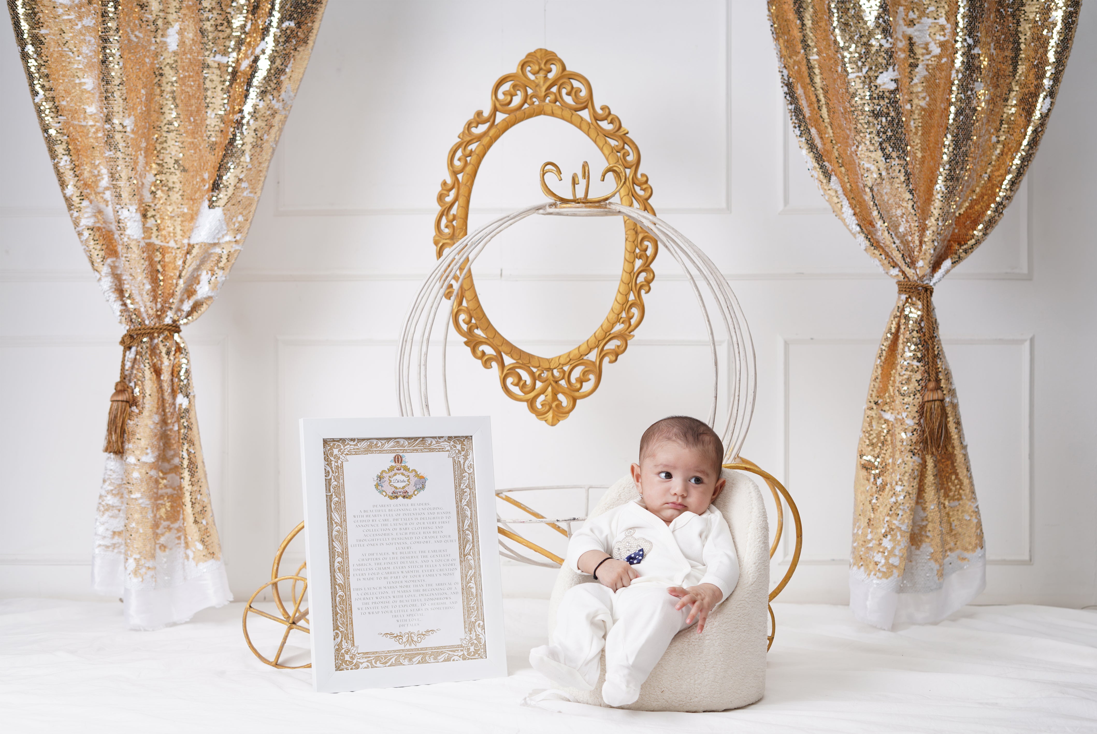 Royal beginnings - pearl crown ensemble(Set of Qty - 9)