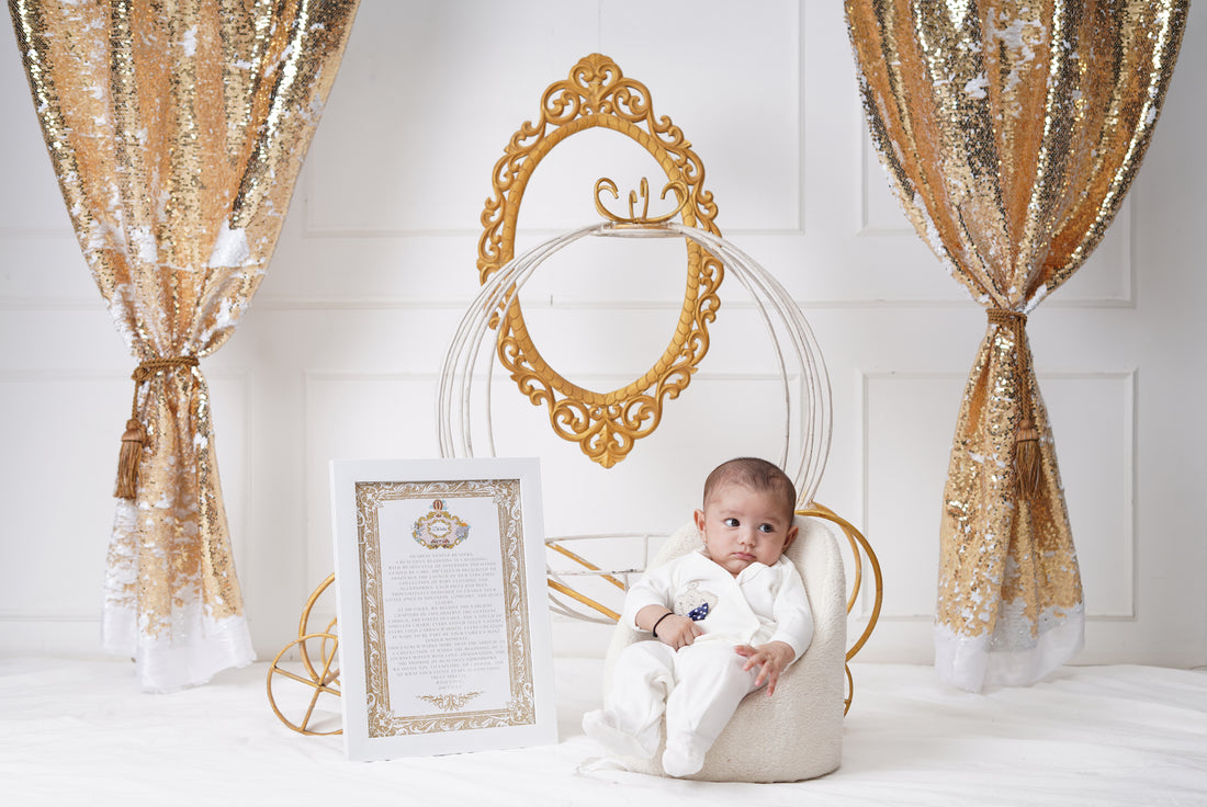 Royal beginnings - pearl crown ensemble(Set of Qty - 9)