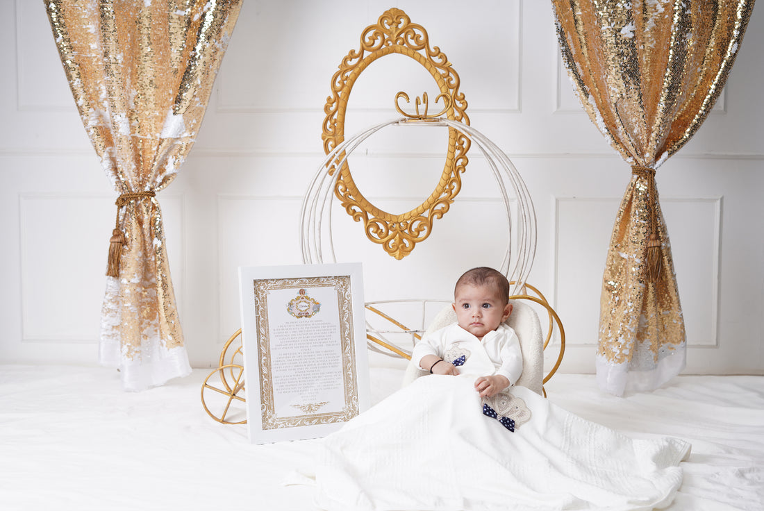 Royal beginnings - pearl crown ensemble(Set of Qty - 9)