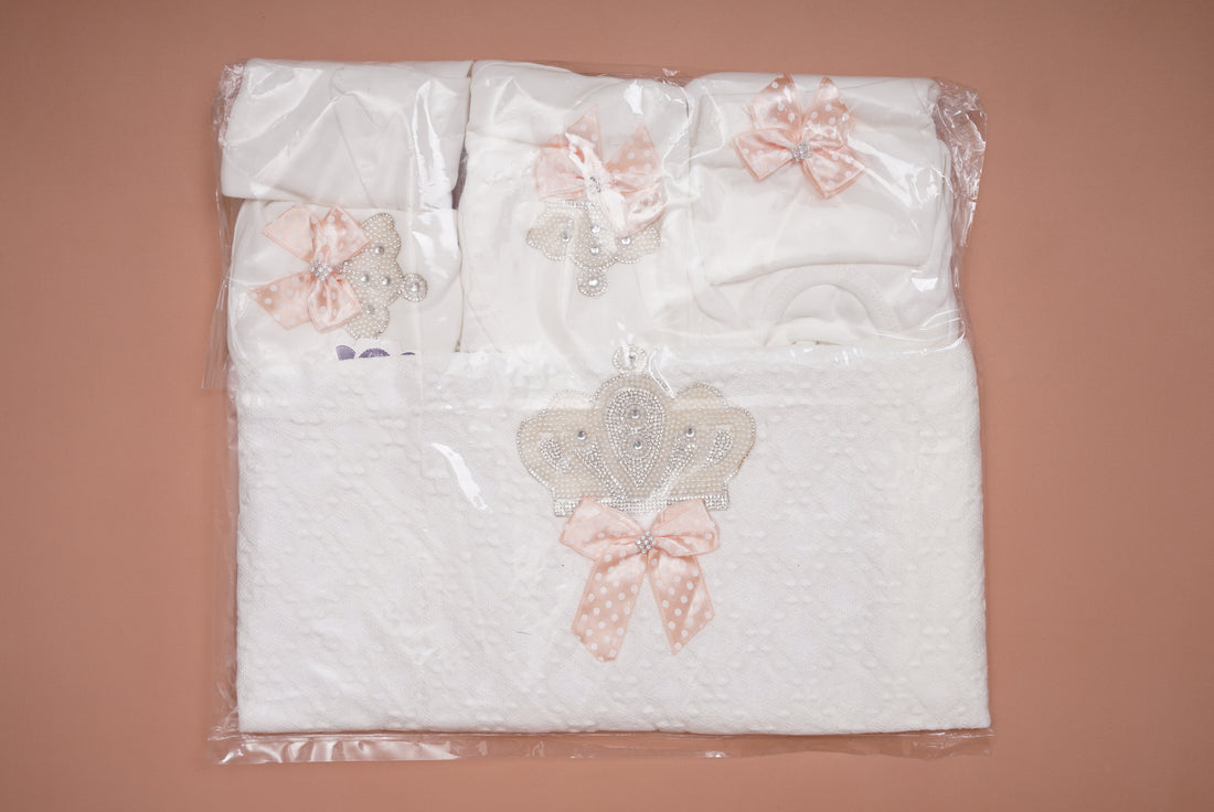 Royal beginnings - pearl crown ensemble(Set of Qty - 9)