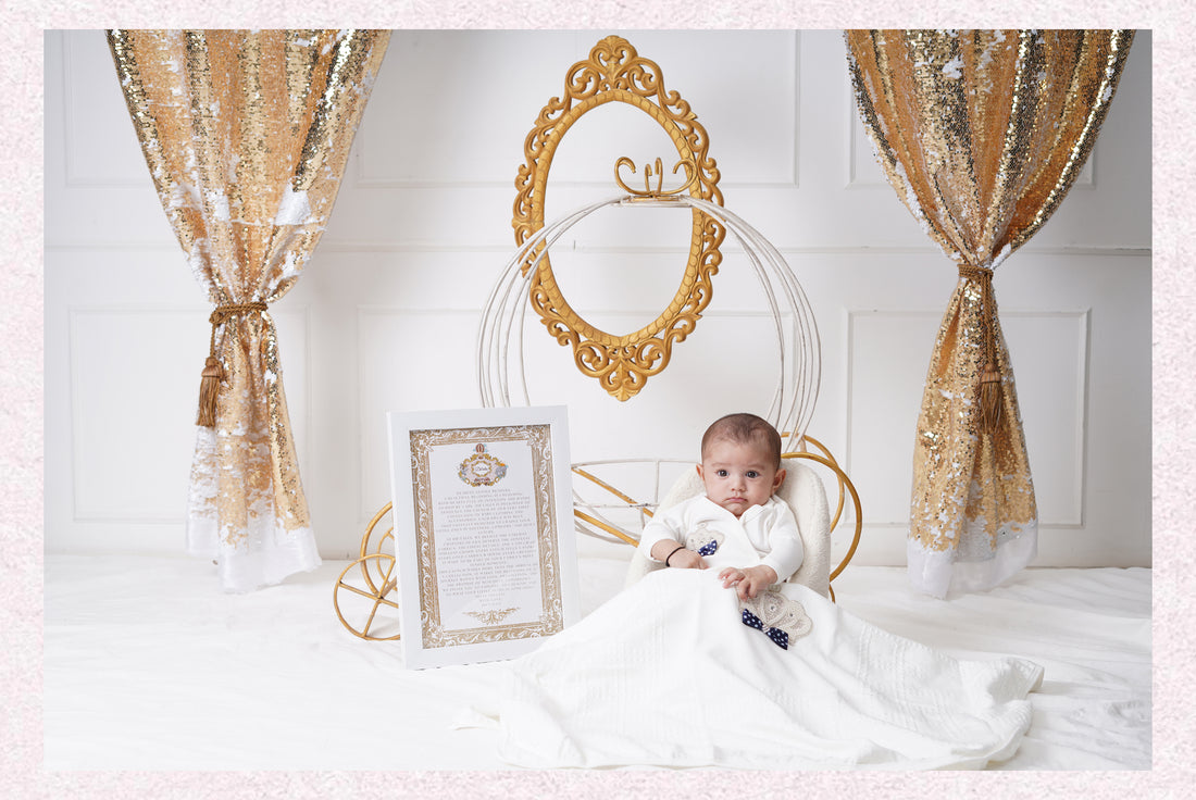 Royal beginnings - pearl crown ensemble(Set of Qty - 9)