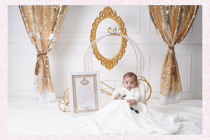 Royal beginnings - pearl crown ensemble(Set of Qty - 9)