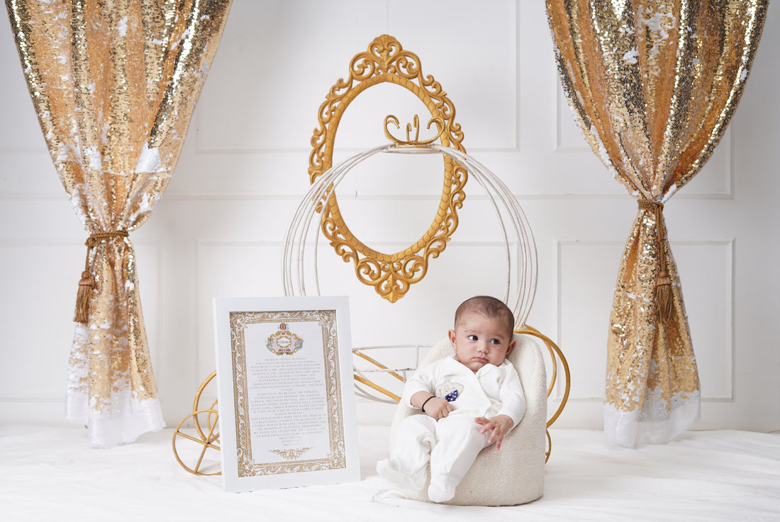 Royal beginnings - pearl crown ensemble(Set of Qty - 9)