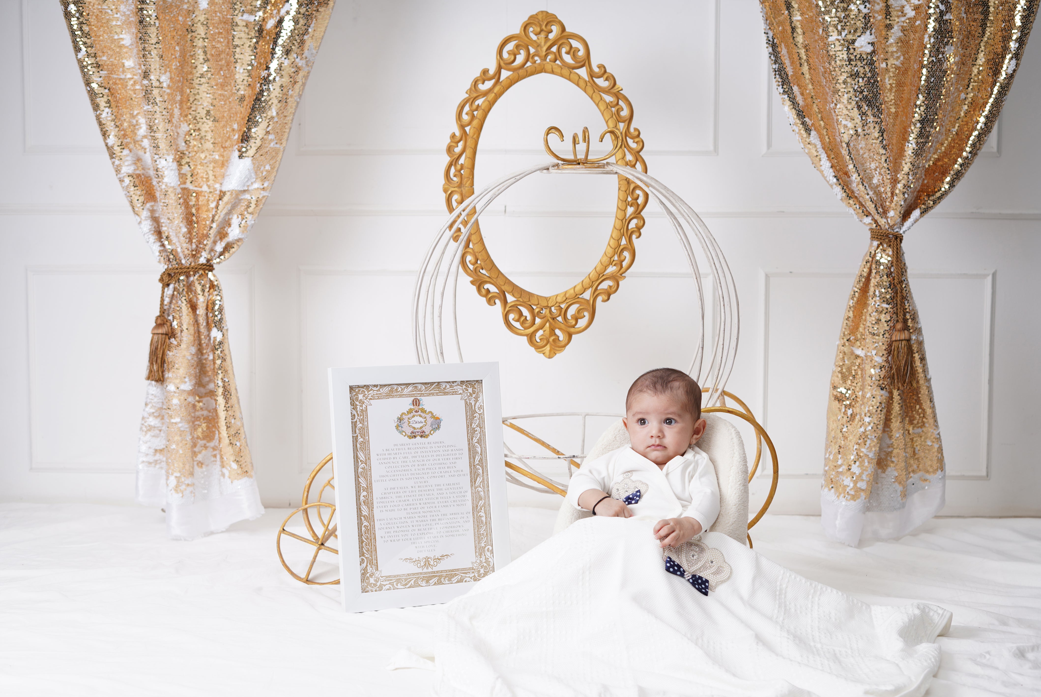 Royal beginnings - pearl crown ensemble(Set of Qty - 9)