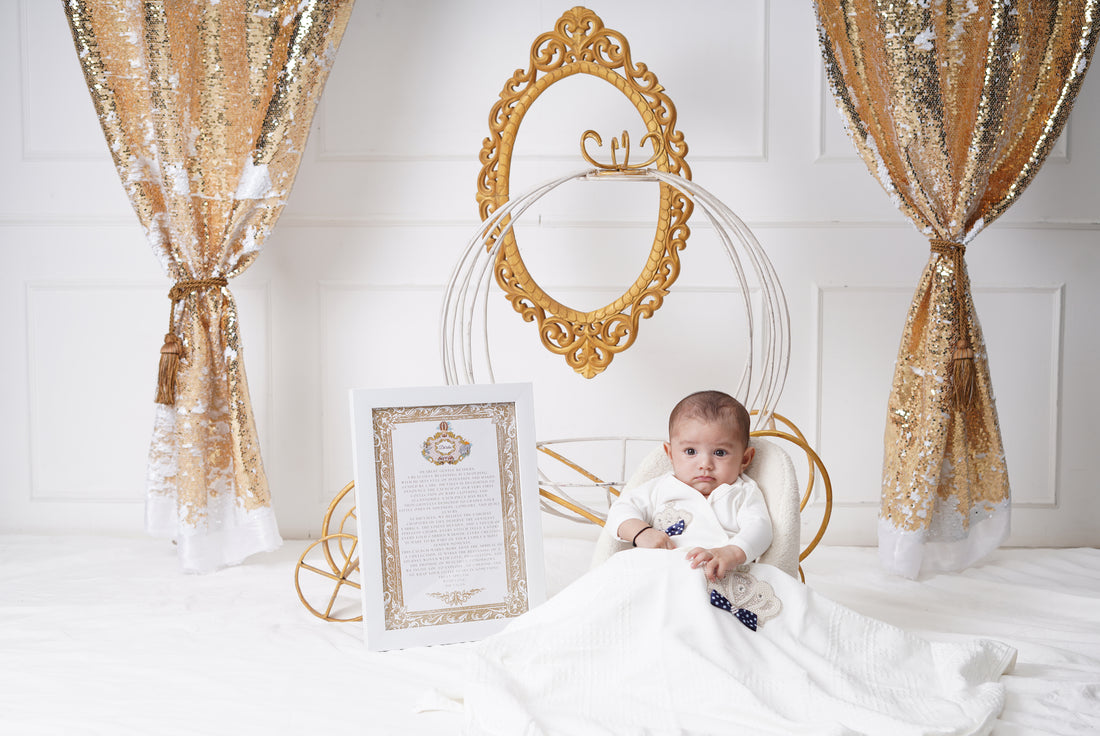 Royal beginnings - pearl crown ensemble(Set of Qty - 9)