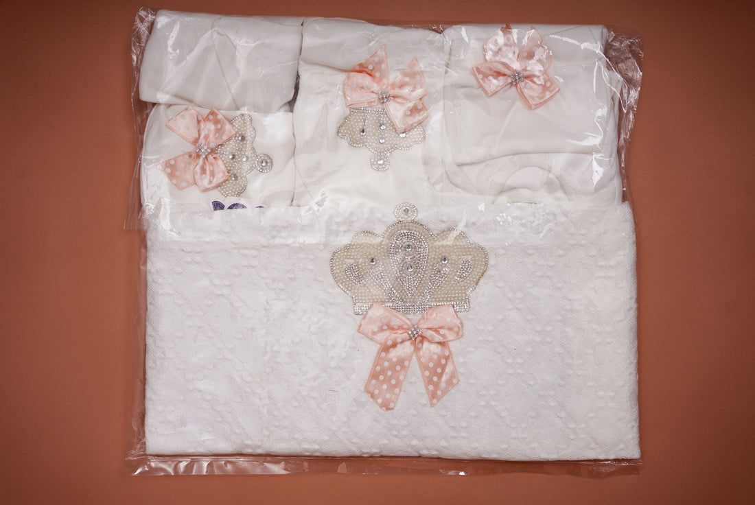 Royal beginnings - pearl crown ensemble(Set of Qty - 9)
