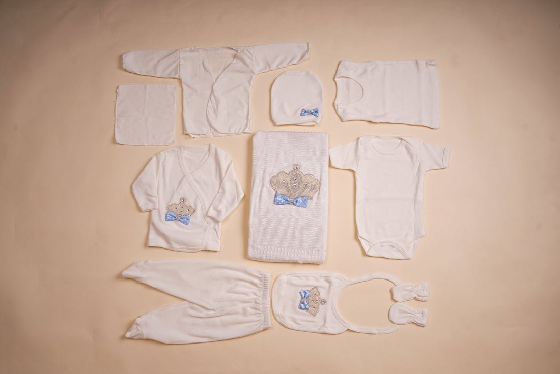 Royal beginnings - pearl crown ensemble(Set of Qty - 9)