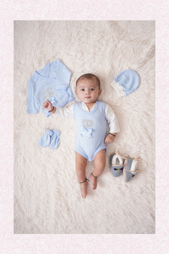 Royal beginnings - Diamond crown ensemble(Set of Qty - 9)